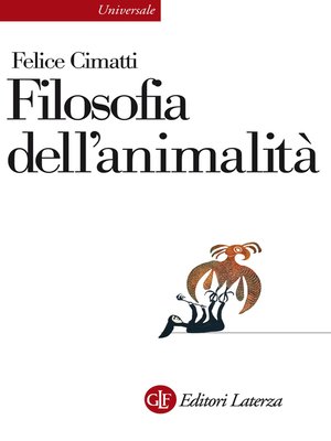 cover image of Filosofia dell'animalità